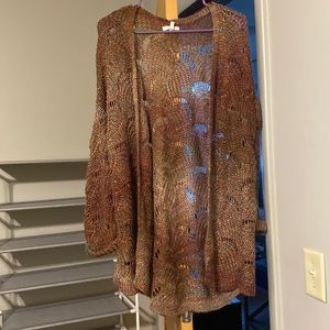 NWOT Maurice’s cuffed sleeve colorful cardigan